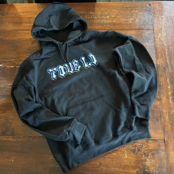 TOVE LO Blue Scorpion Graphic Official Merch Pullover Hoodie Sweatshirt M - Picture 1 of 8